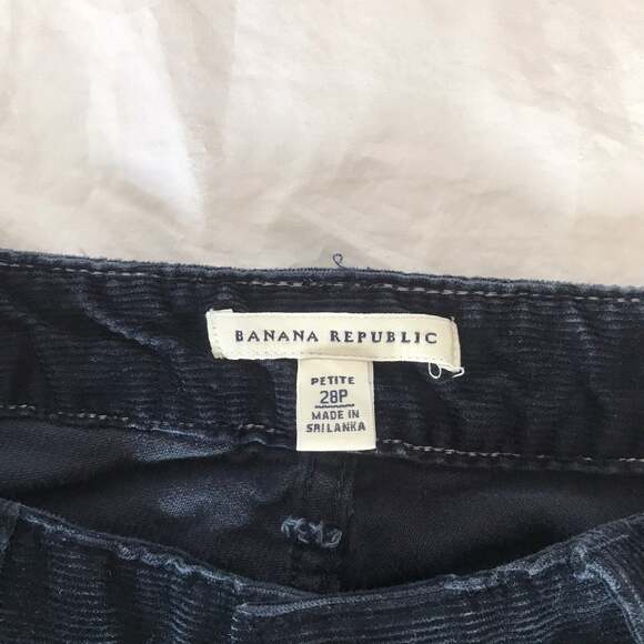 Banana republic corduroy petite size‎ 28 True Navy - Picture 4 of 7